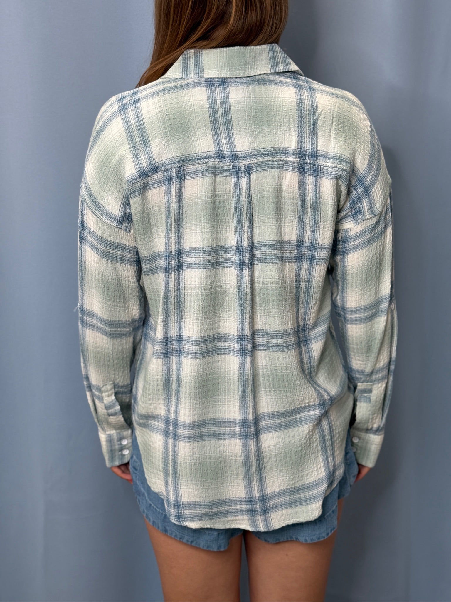 Flag and Anthem Leetonia Pucker Boyfriend Shirt