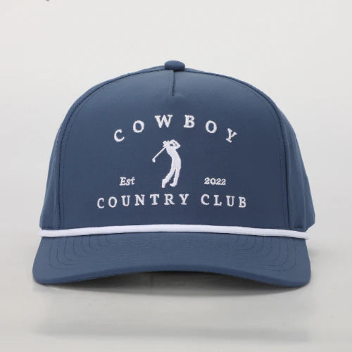 Golfer Roped Hat Navy