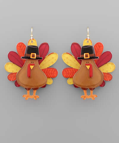 Thanksgiving Turkey Earrings