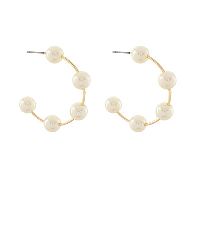 35mm Pearl Station Hoops