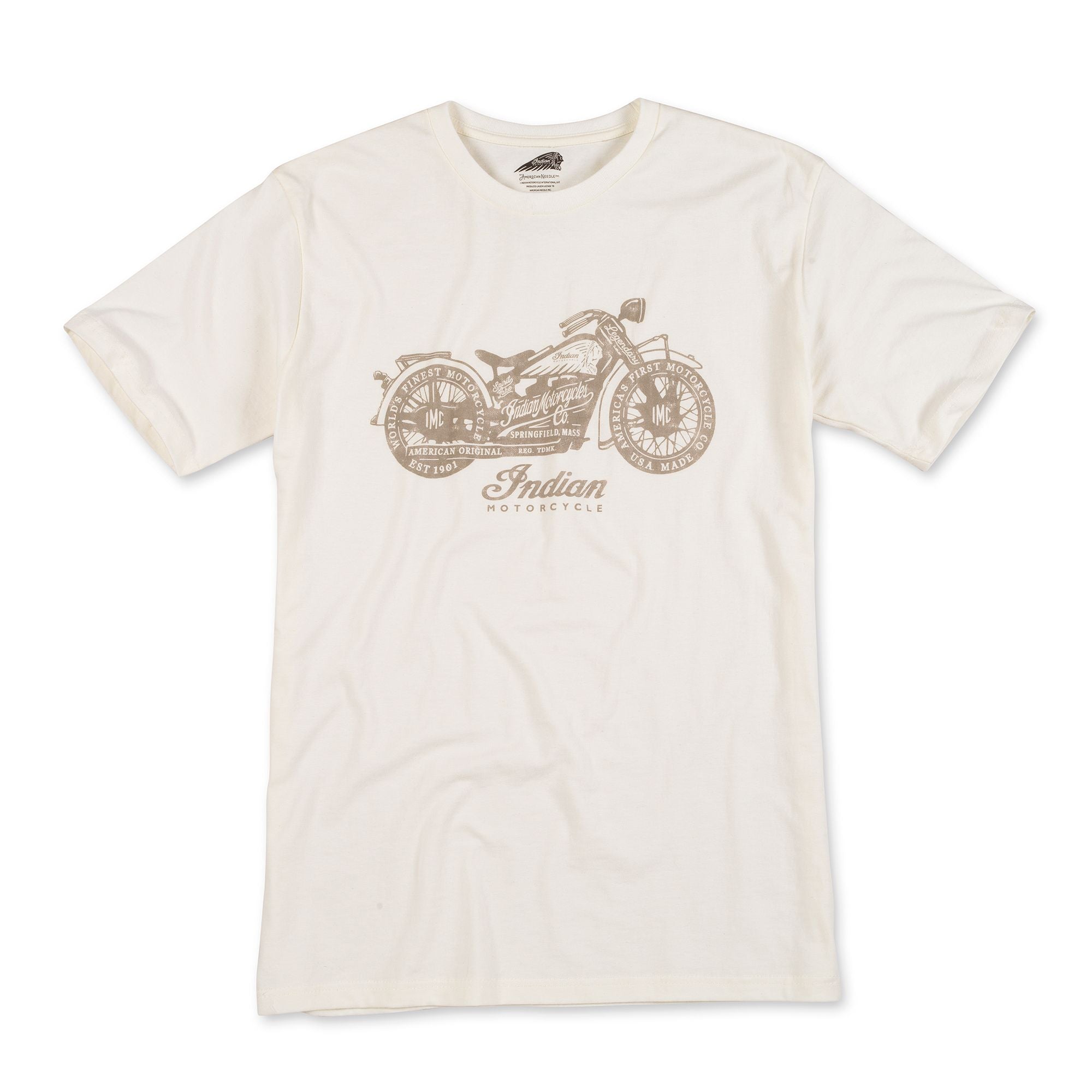 Indian Motorcycle Graphic Tee- Natural