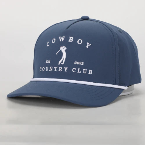 Golfer Roped Hat Navy