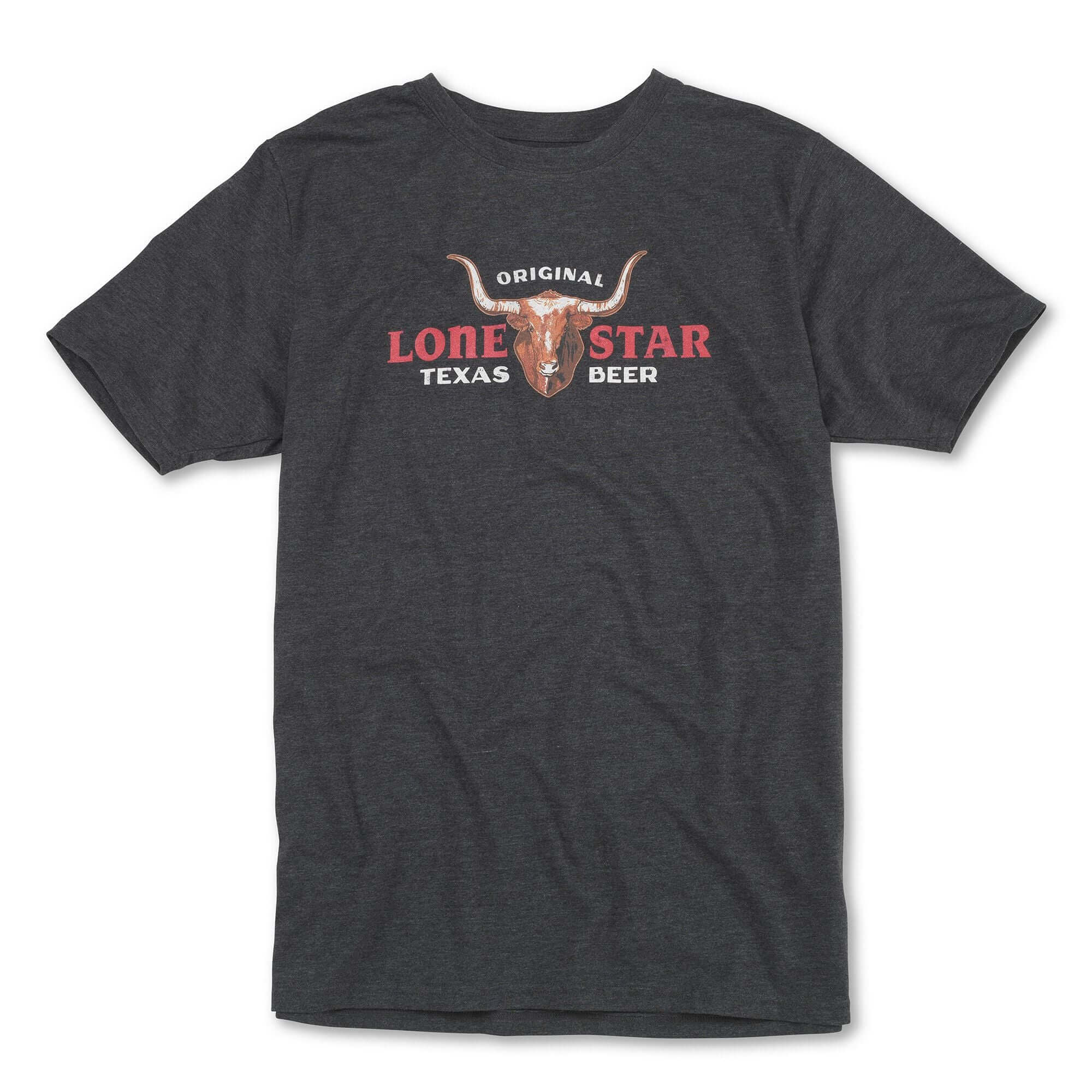 Dark grey wash t shirt with “Lone Star” Logo on front chest