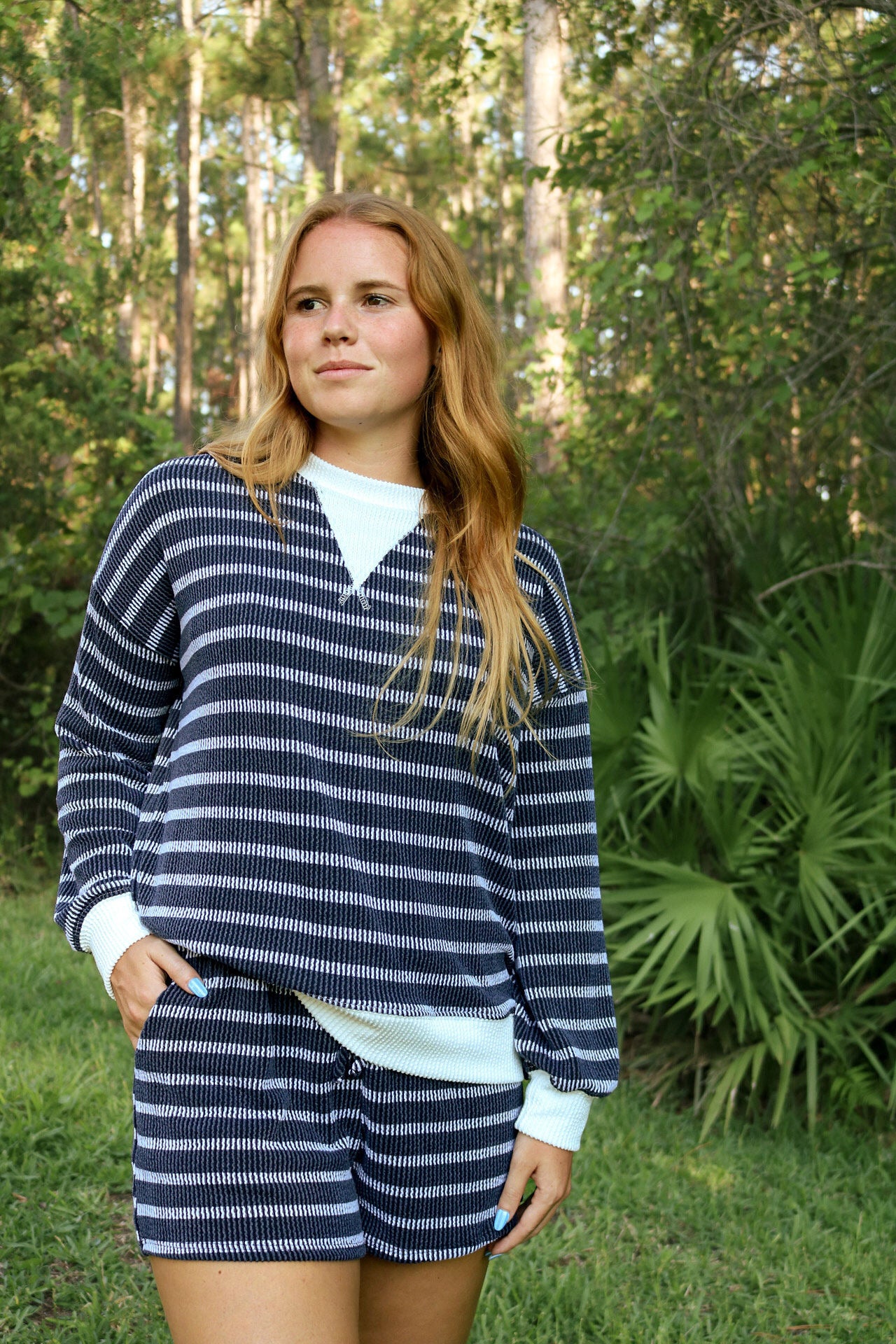 Stripe Lounge Set