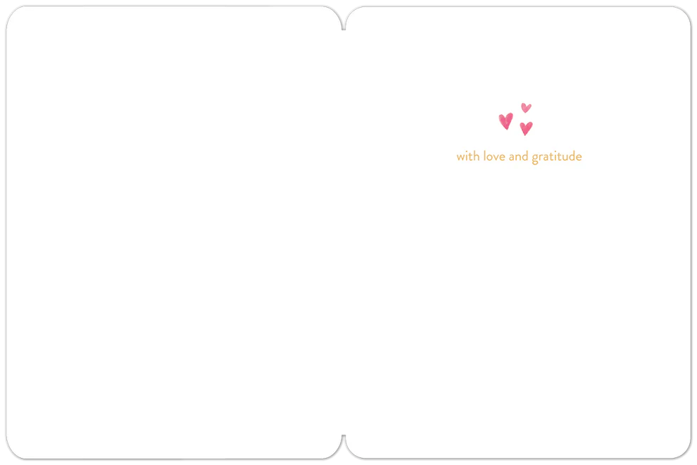 Willow & Ivy "Thankyou", Love and Gratitude Card