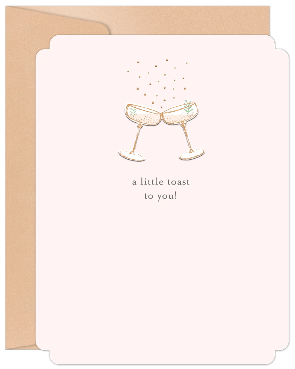 Willow & Ivy "A Little Toast To You!" Happy Anniversary Card