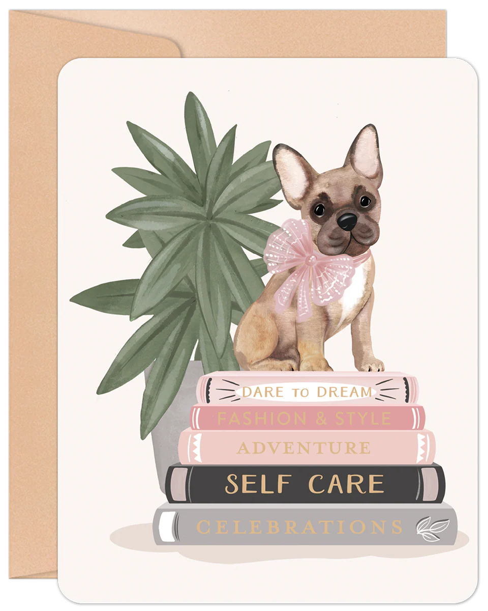Willow and Ivy "Fab Frenchie" Birthday Card
