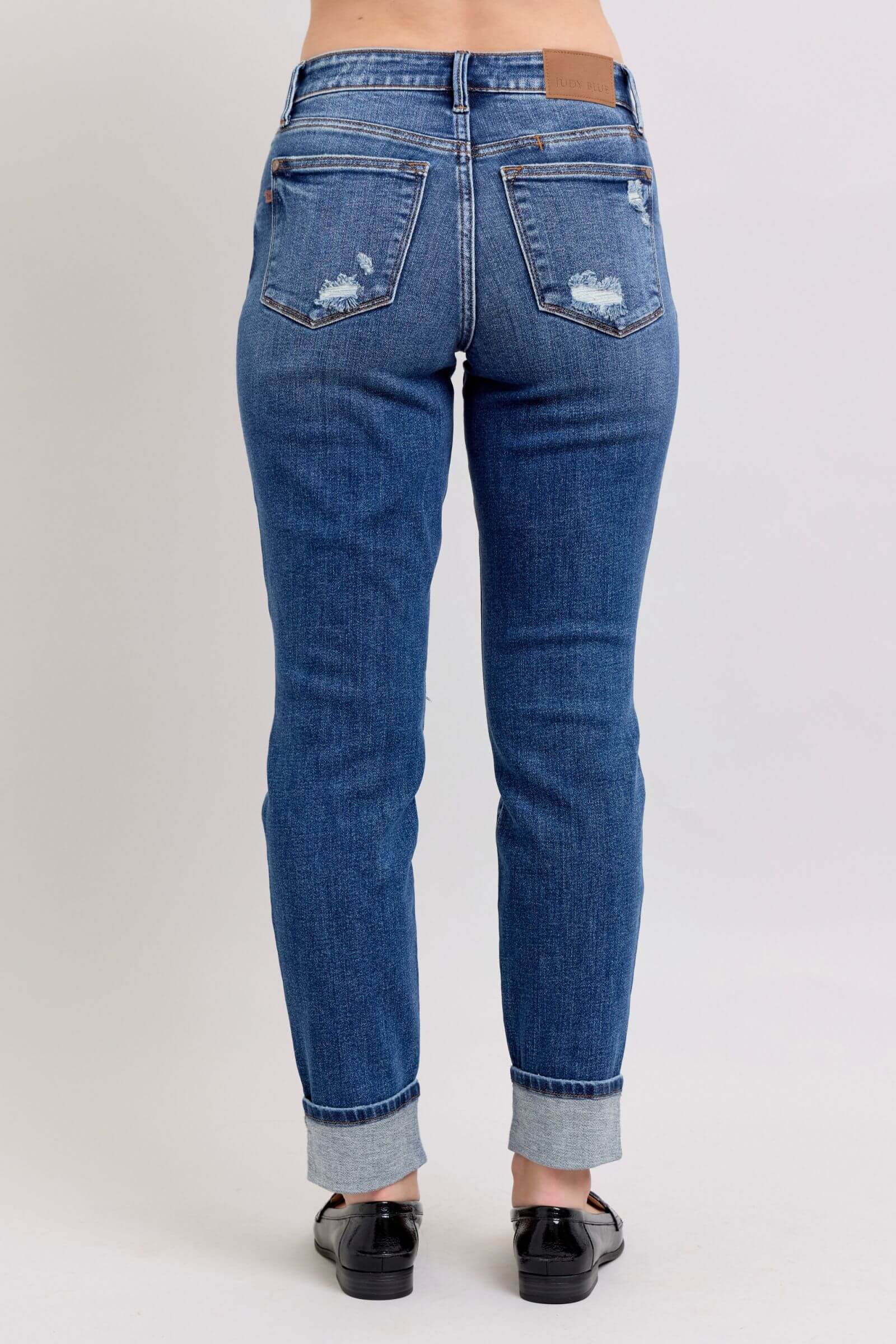 Judy Blue “Urban Edge” Mid Rise Boyfriend Jean