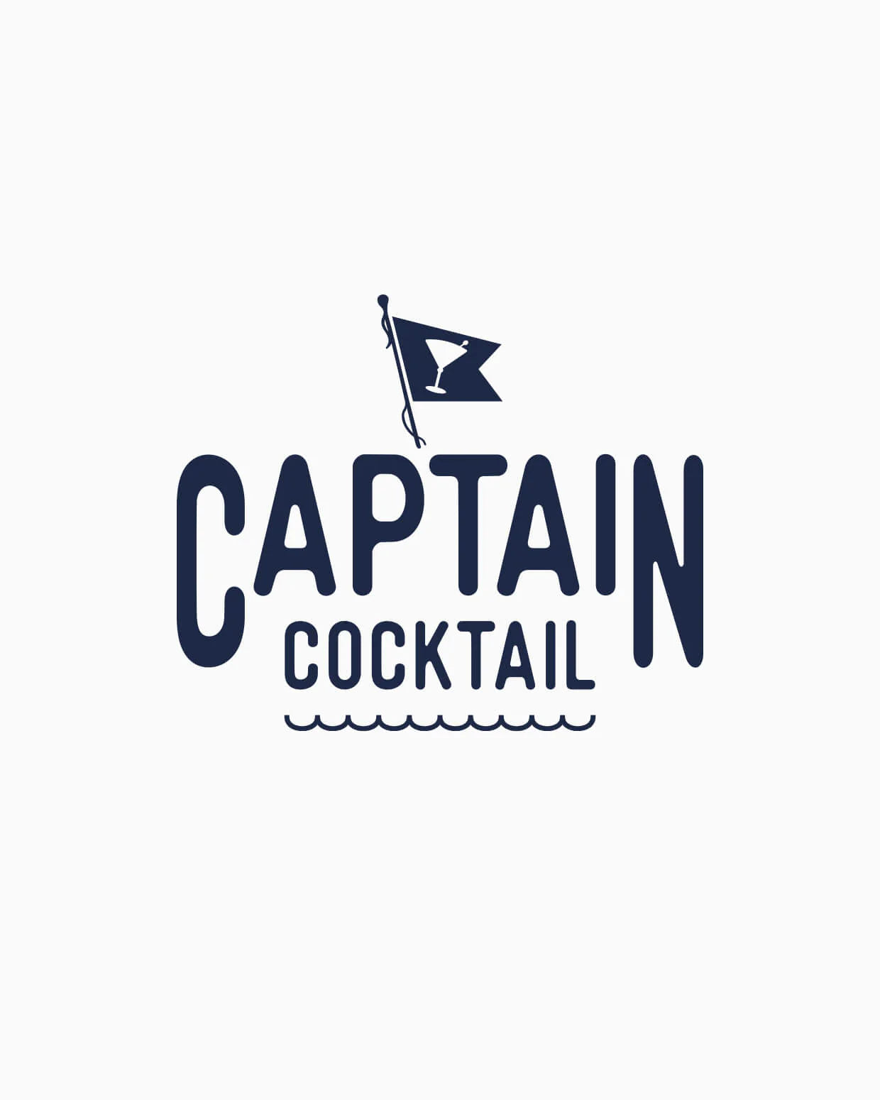 Salty Sticker- Navy