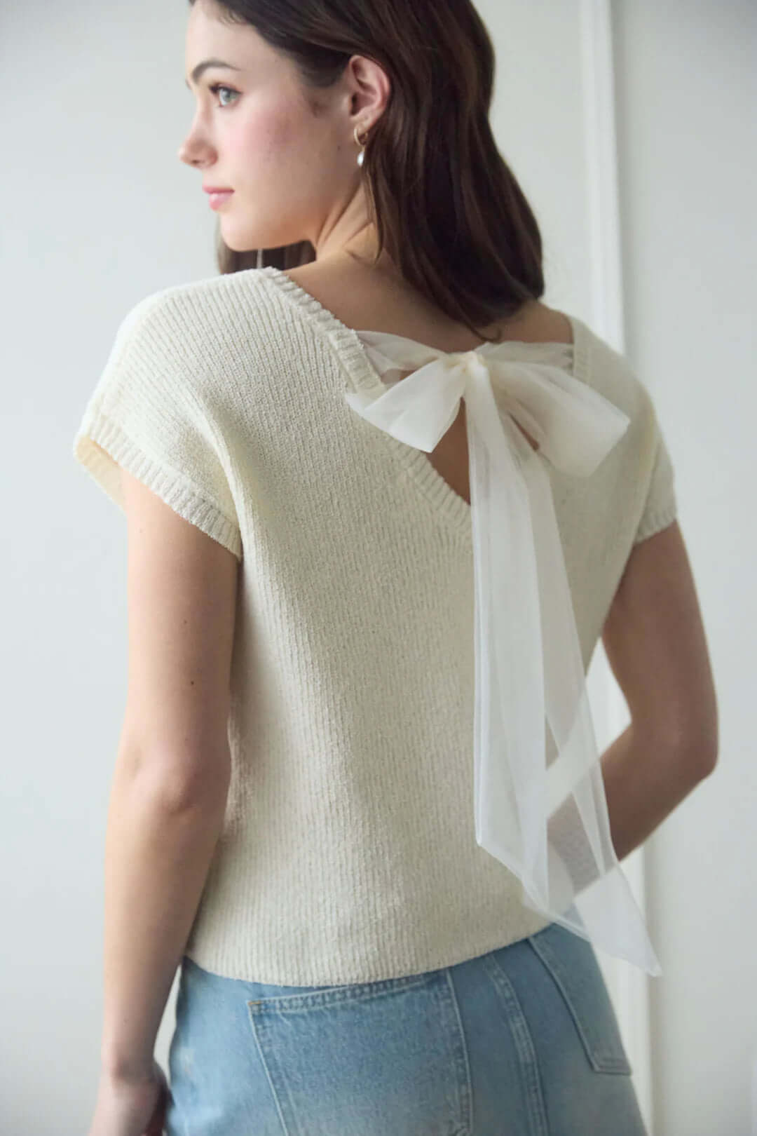Chic Essence Tie-Back Sweater