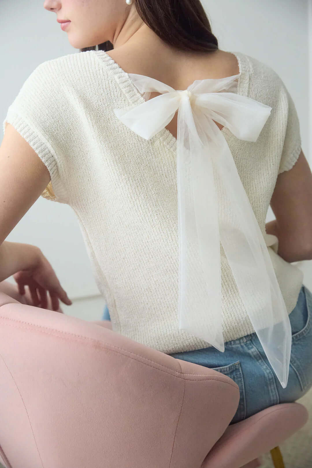 Chic Essence Tie-Back Sweater