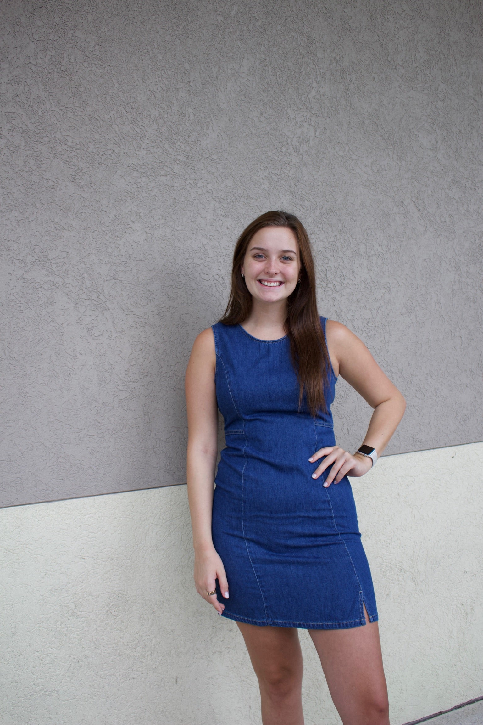 The Harlowe Denim Dress
