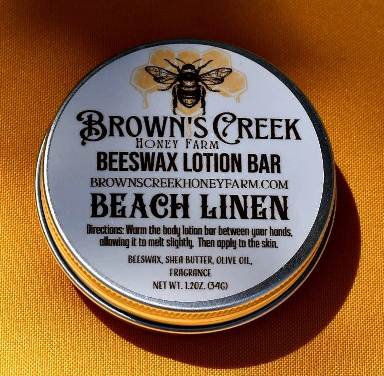 Browns Creek Honey Farm Beeswax Lotion Bar