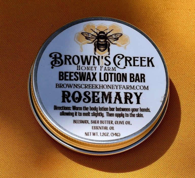 Browns Creek Honey Farm Beeswax Lotion Bar