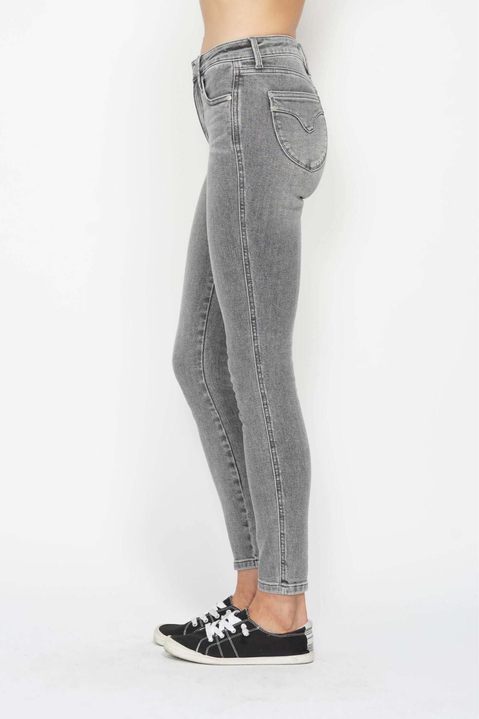 Judy Blue "Sheila" Tummy Control Shield Pocket Skinny Jean