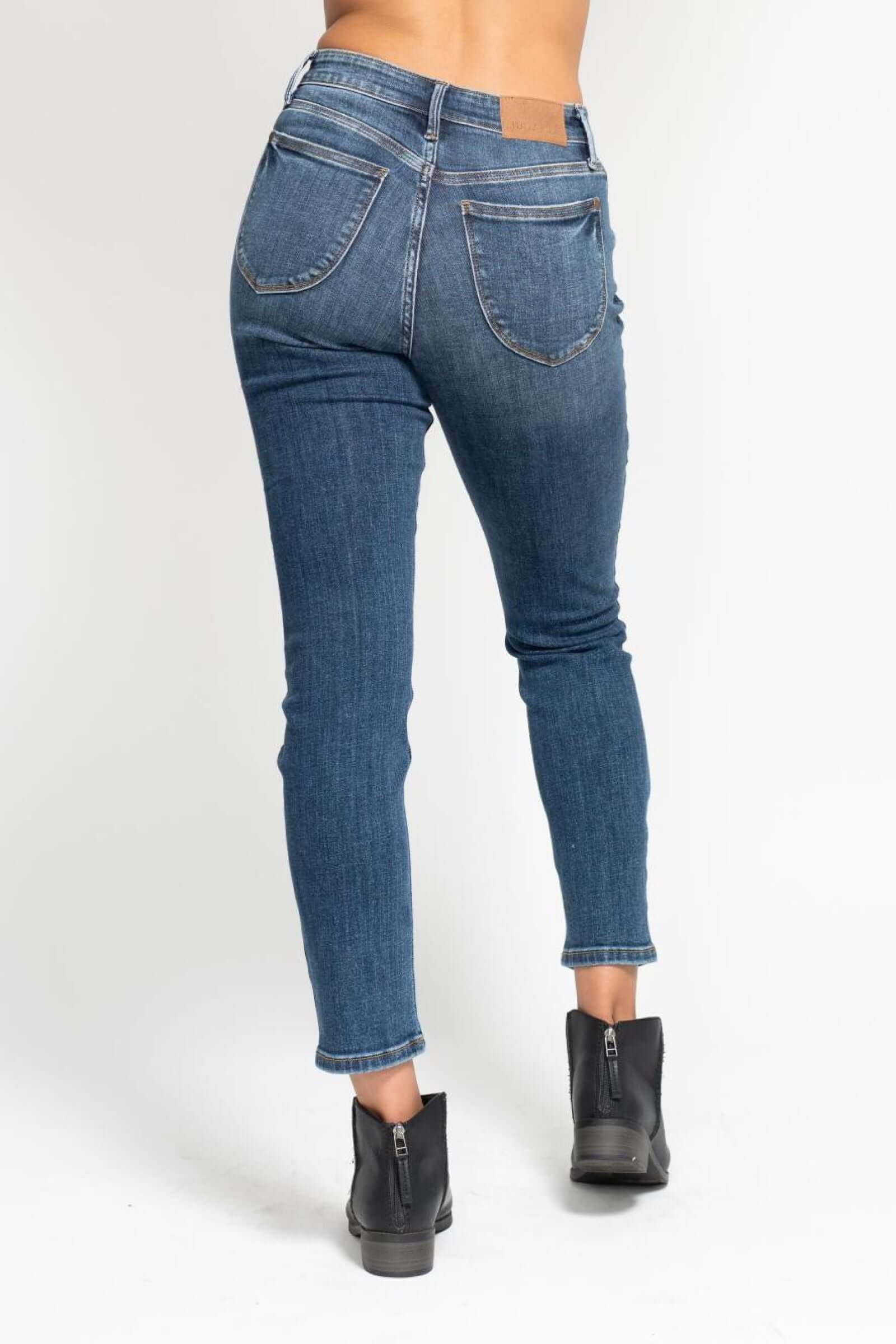 Judy Blue "Sue" High Waist Shield Back Pocket Slim Fit
