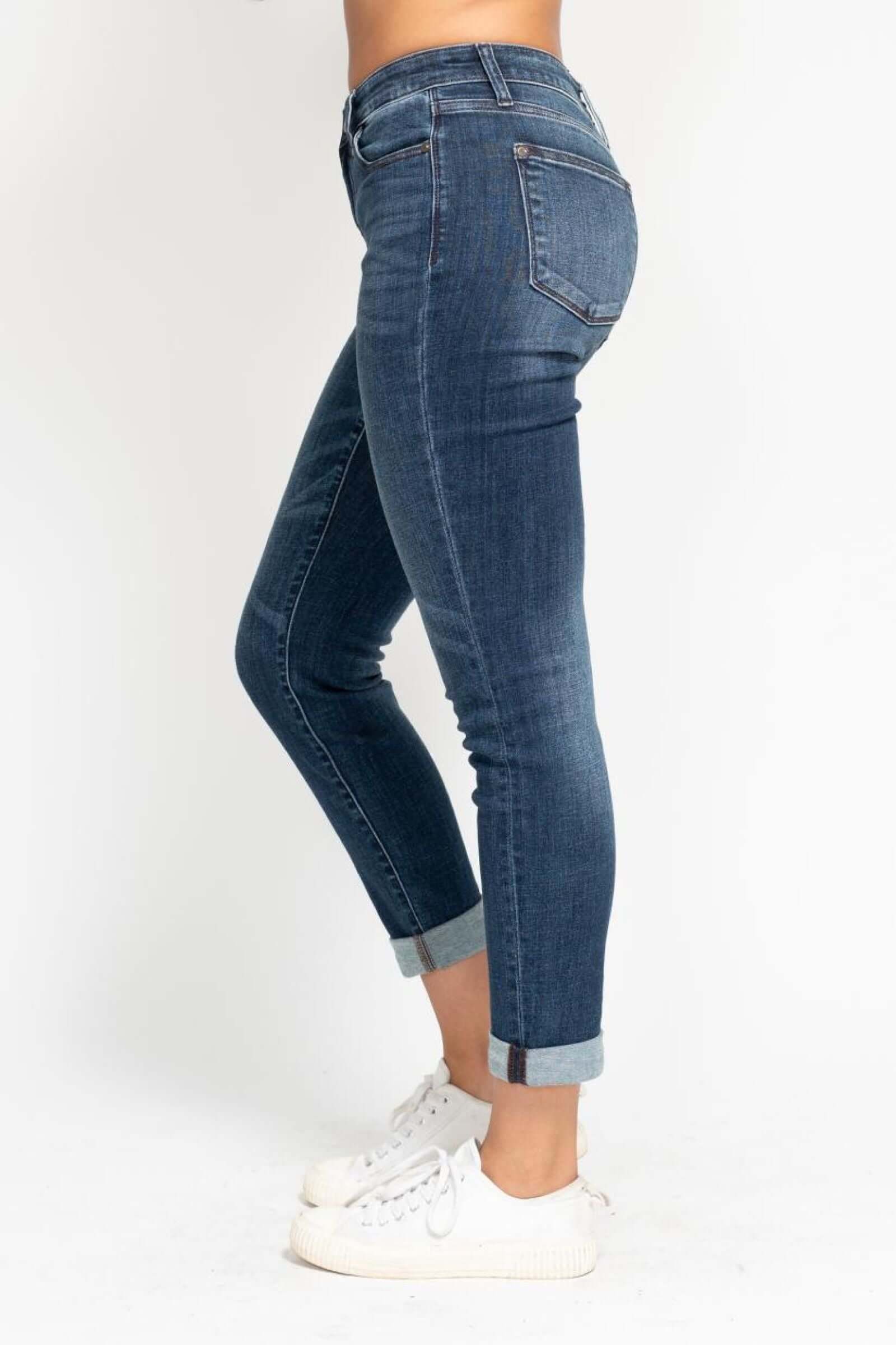 Judy Blue "Tonya" Cuffed Slim Fit