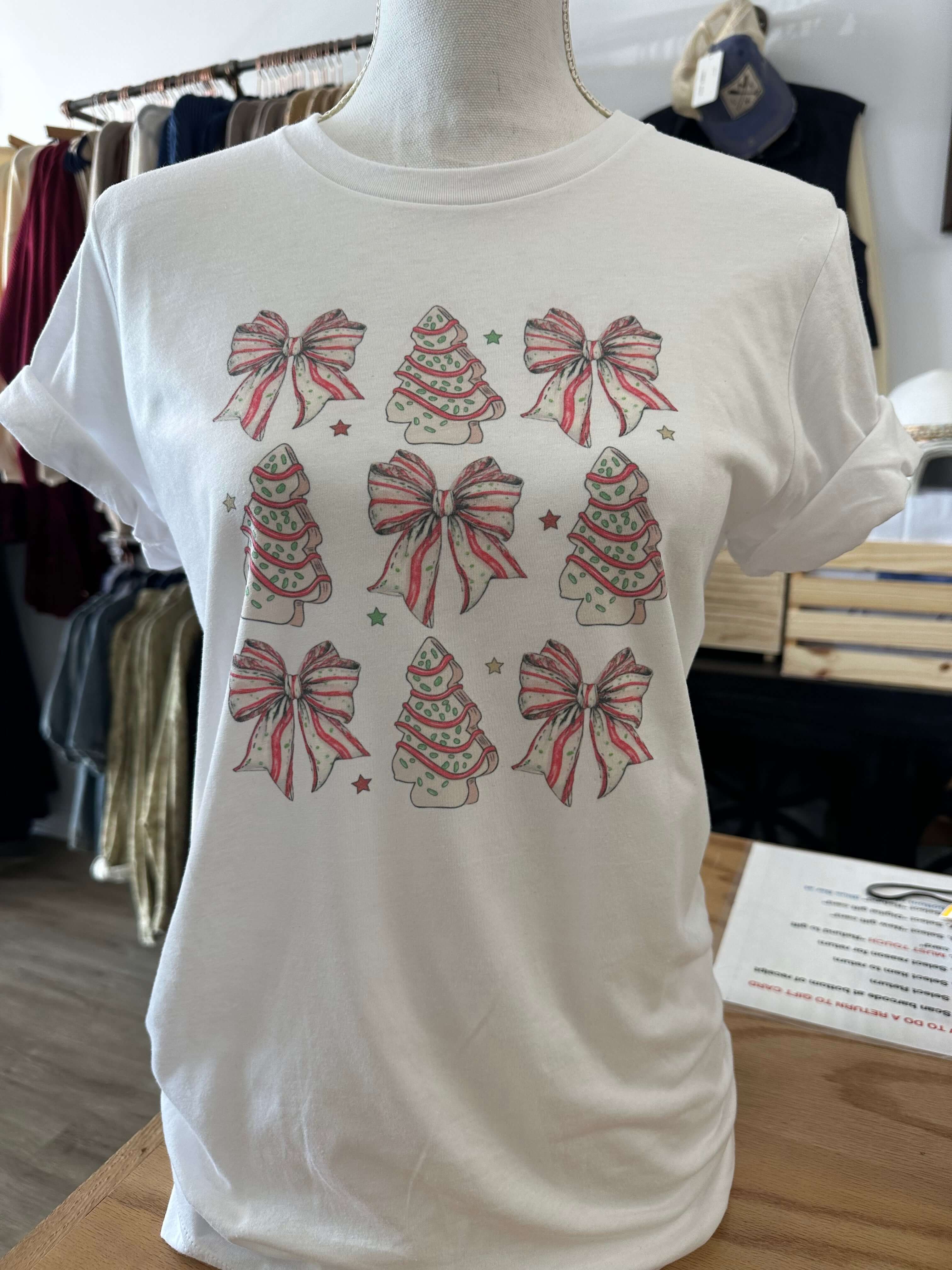 Debbie Cakes and Bow Tee