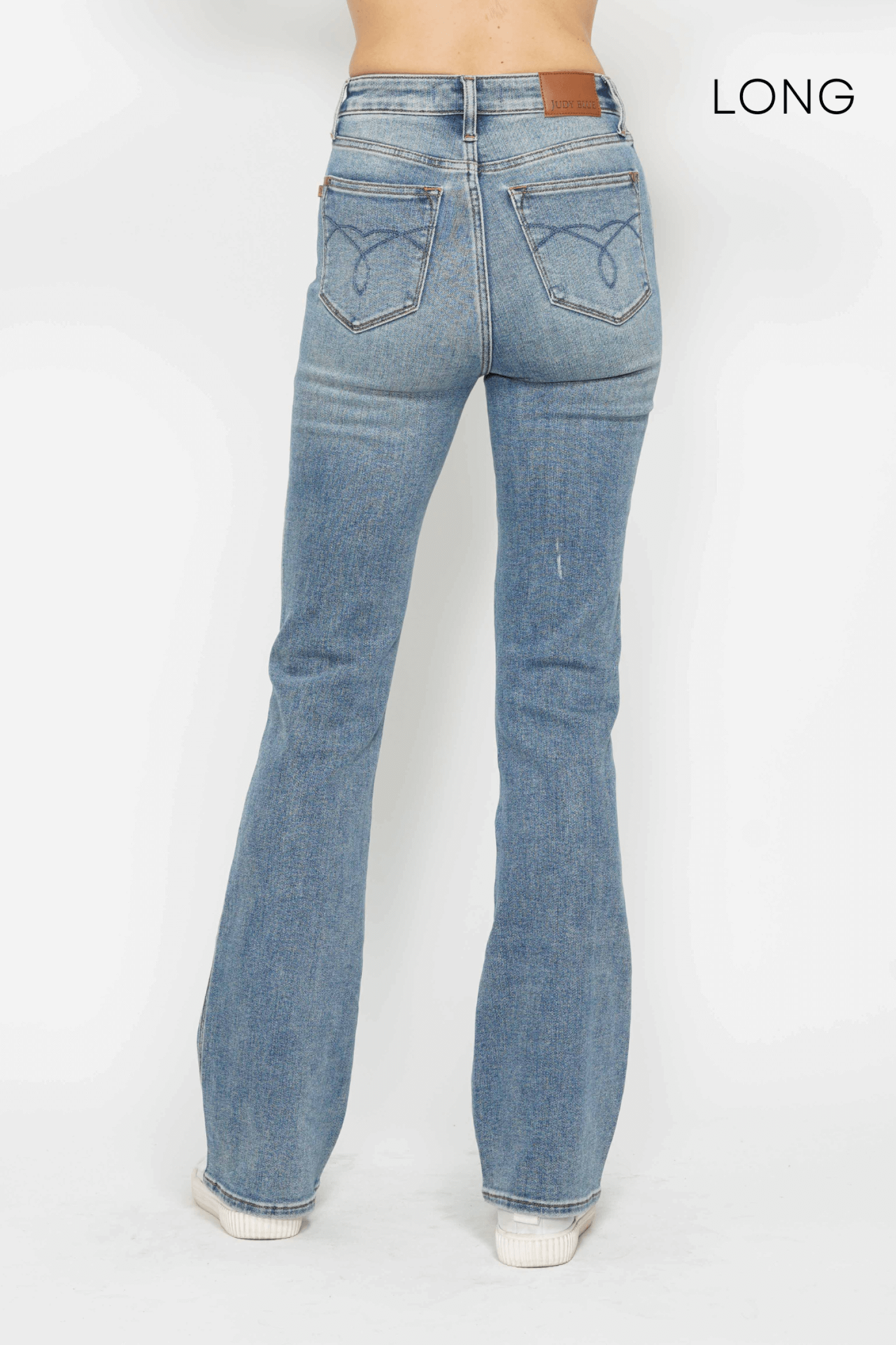 Judy Blue "Iris" HW Tummy Control Bootcut Medium Wash (3 Lengths)