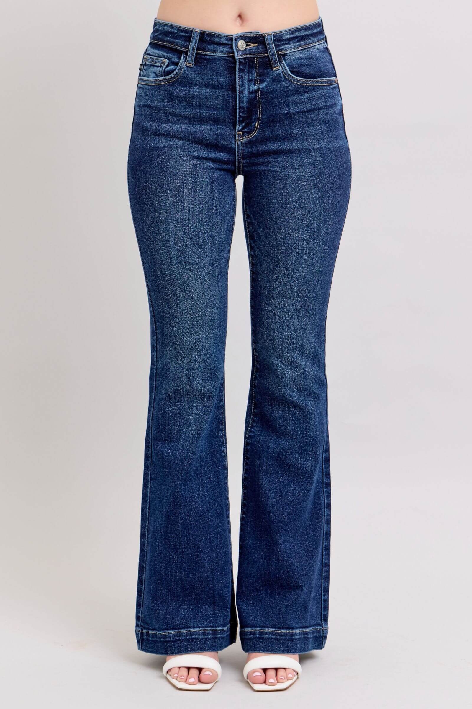 Judy Blue "Urban Chic" High Waist Flare Trousers