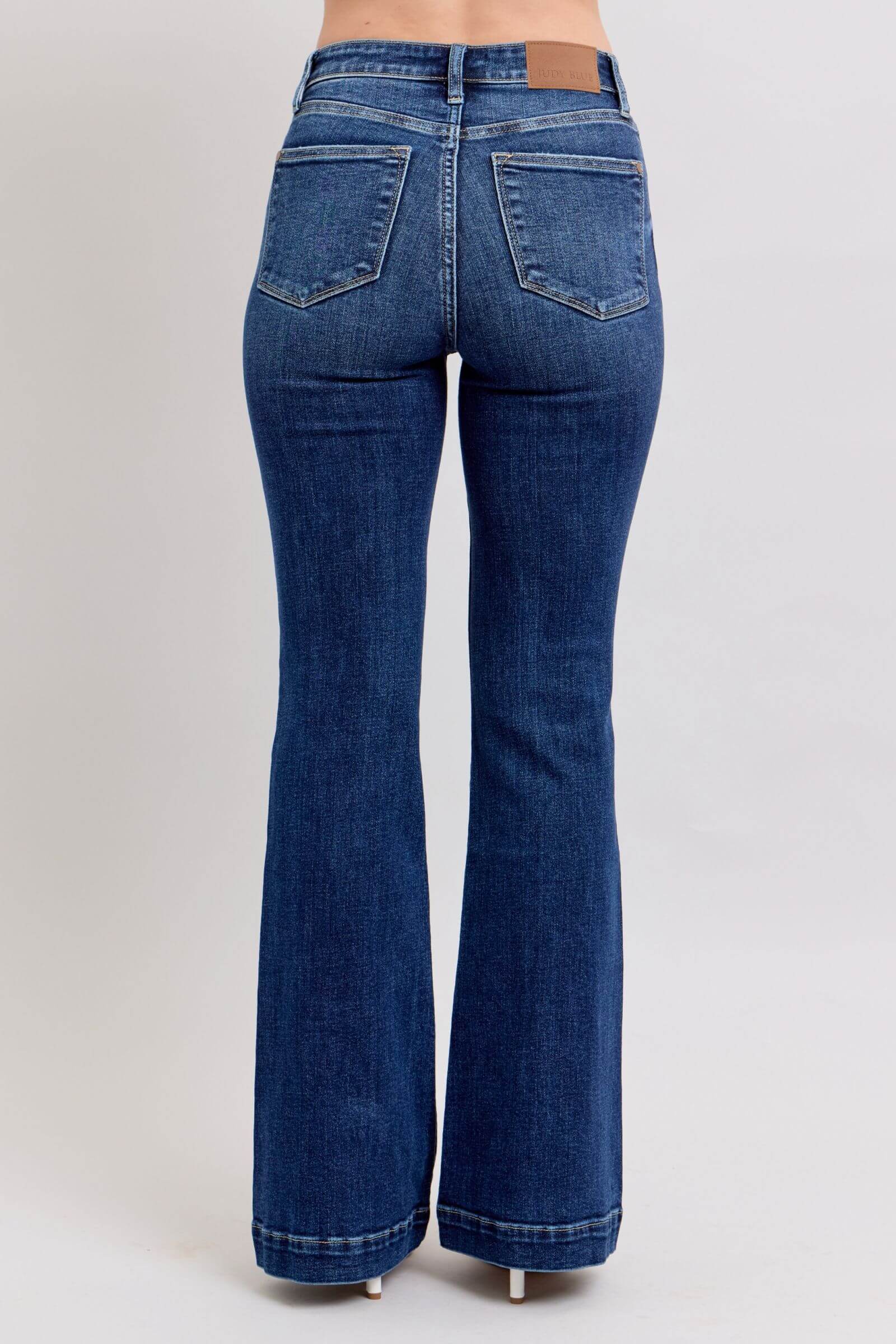 Judy Blue "Urban Chic" High Waist Flare Trousers