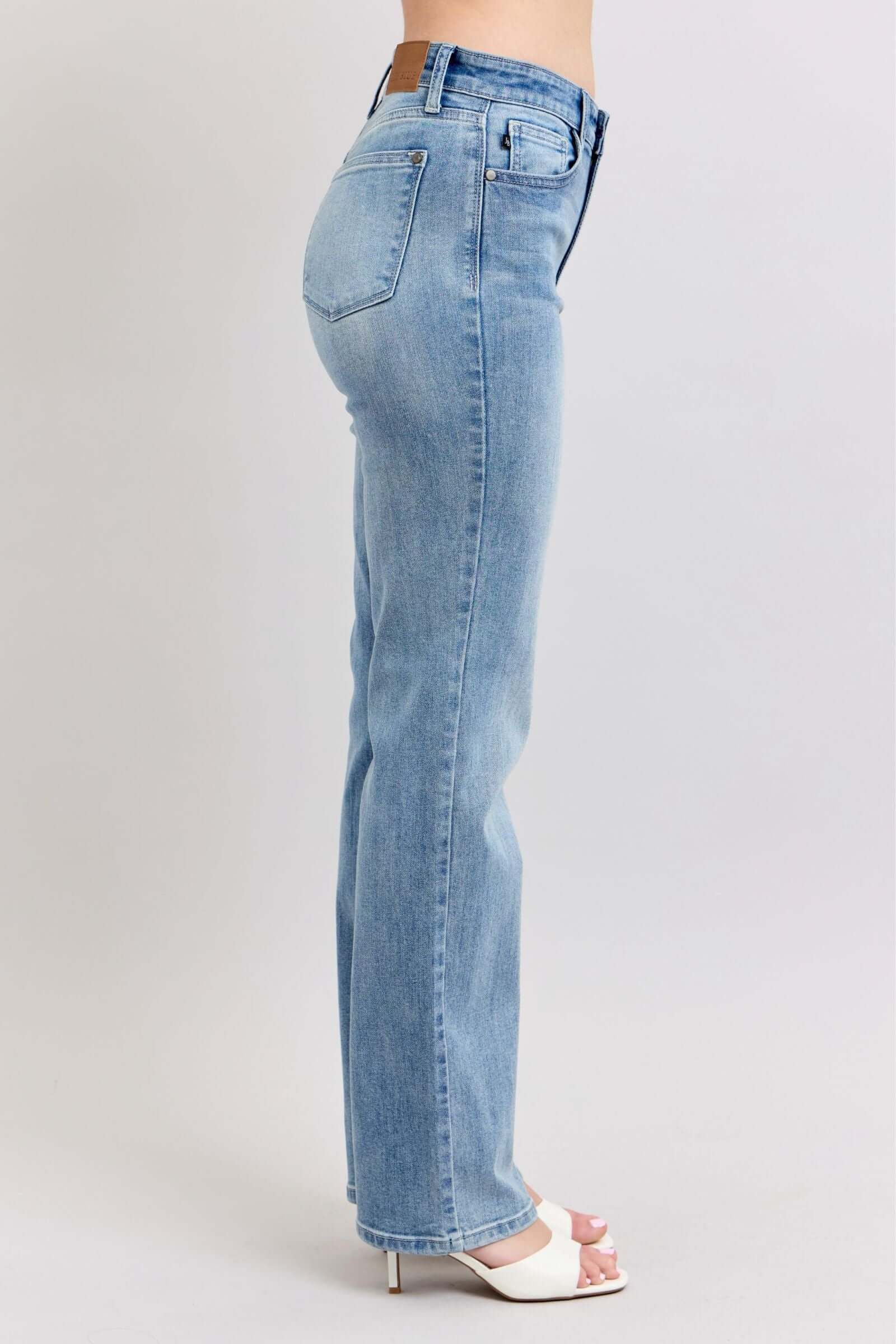 Judy Blue "Casual Comfort" High Waist Dad Jeans