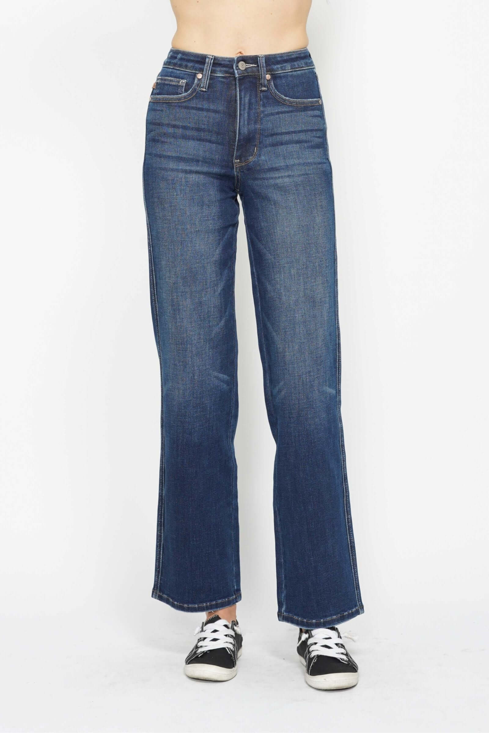 Judy Blue "Streamline" Tummy Control Straight Jeans