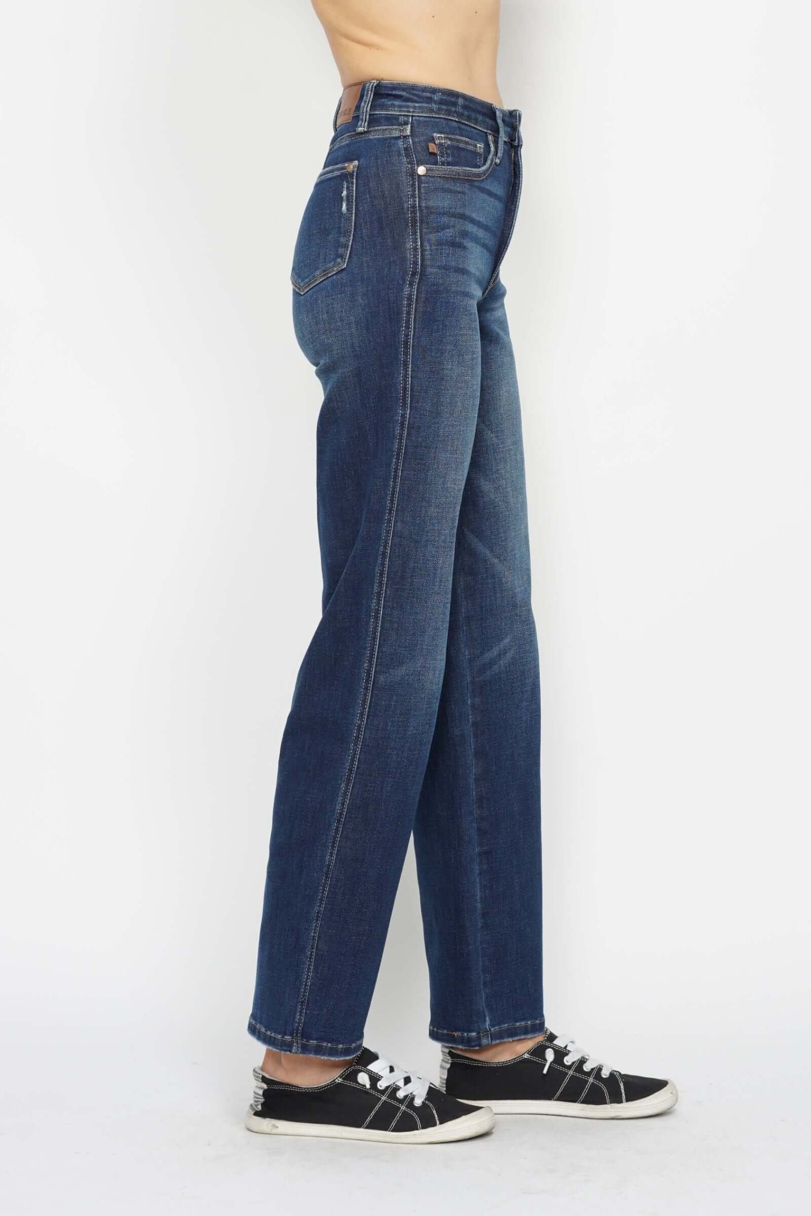 Judy Blue "Streamline" Tummy Control Straight Jeans