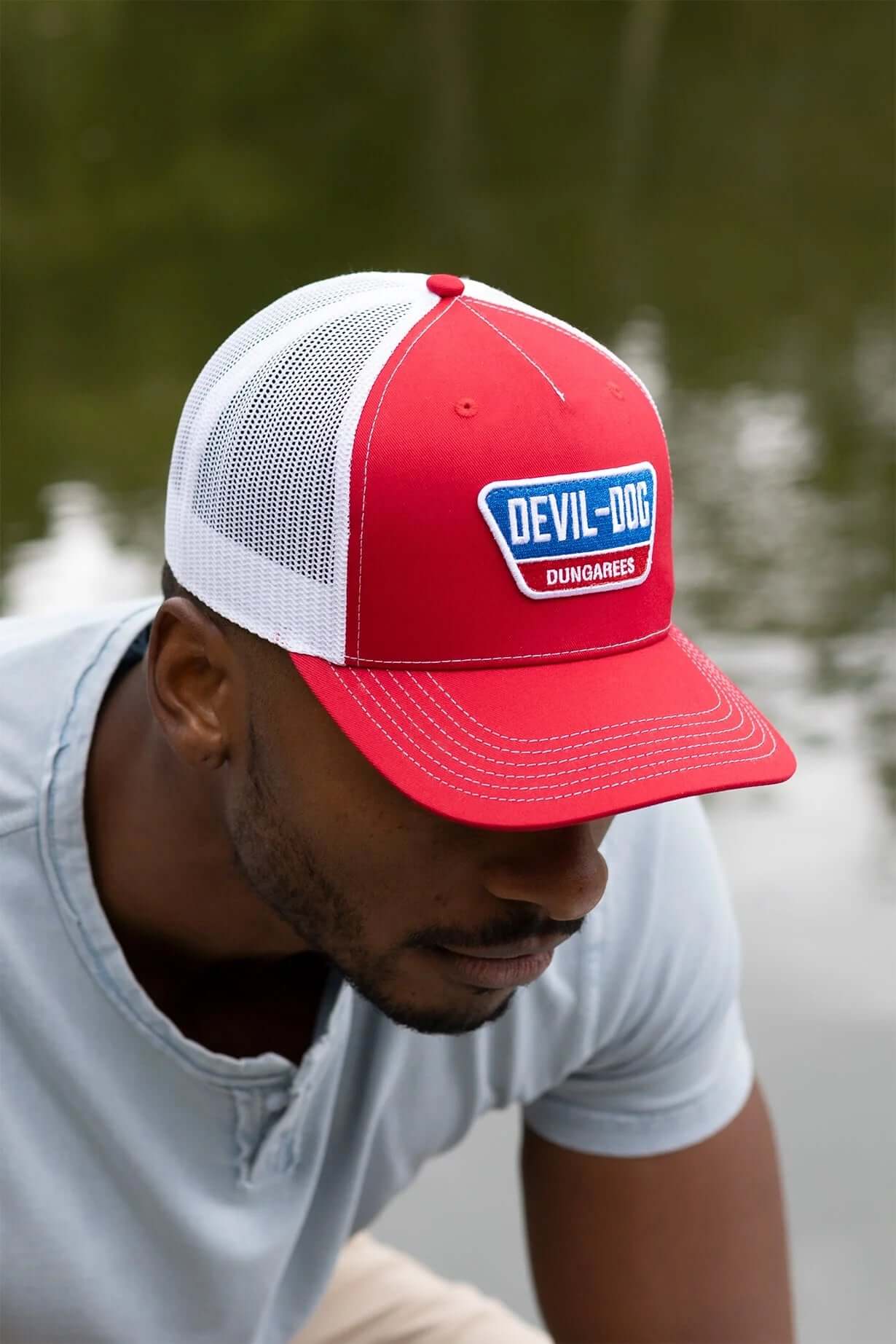 Trucker Hat - Devil Dog Gas Station Patch