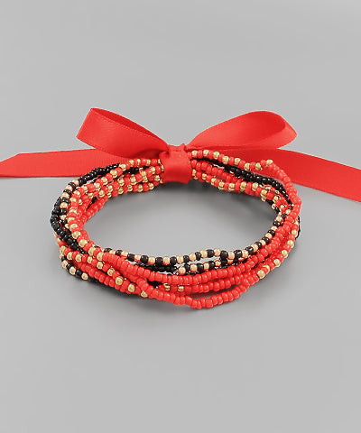 "Gameday" Georgia Bulldog Bracelet
