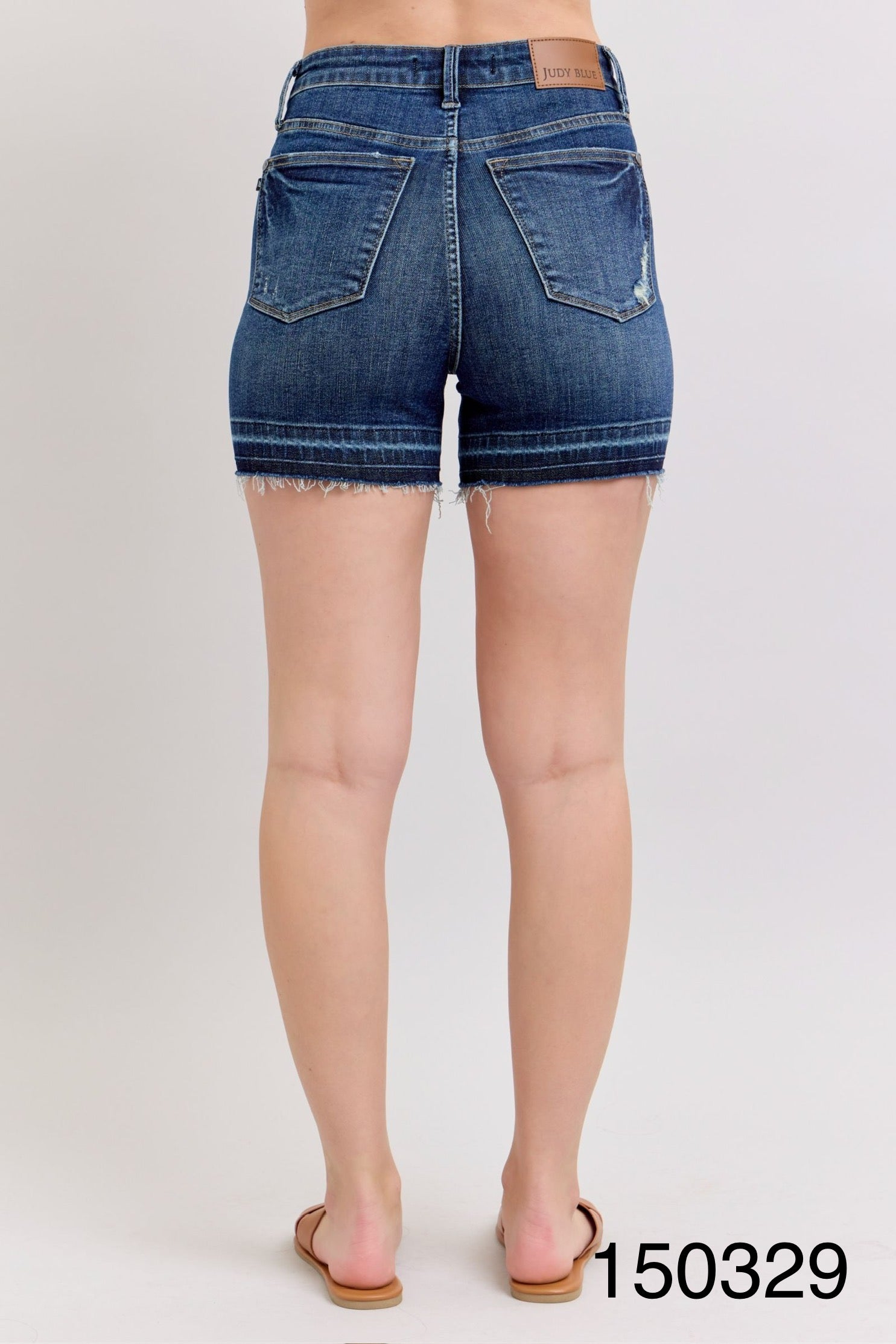 Judy Blue “Logan” Tummy Control Release Hem Short