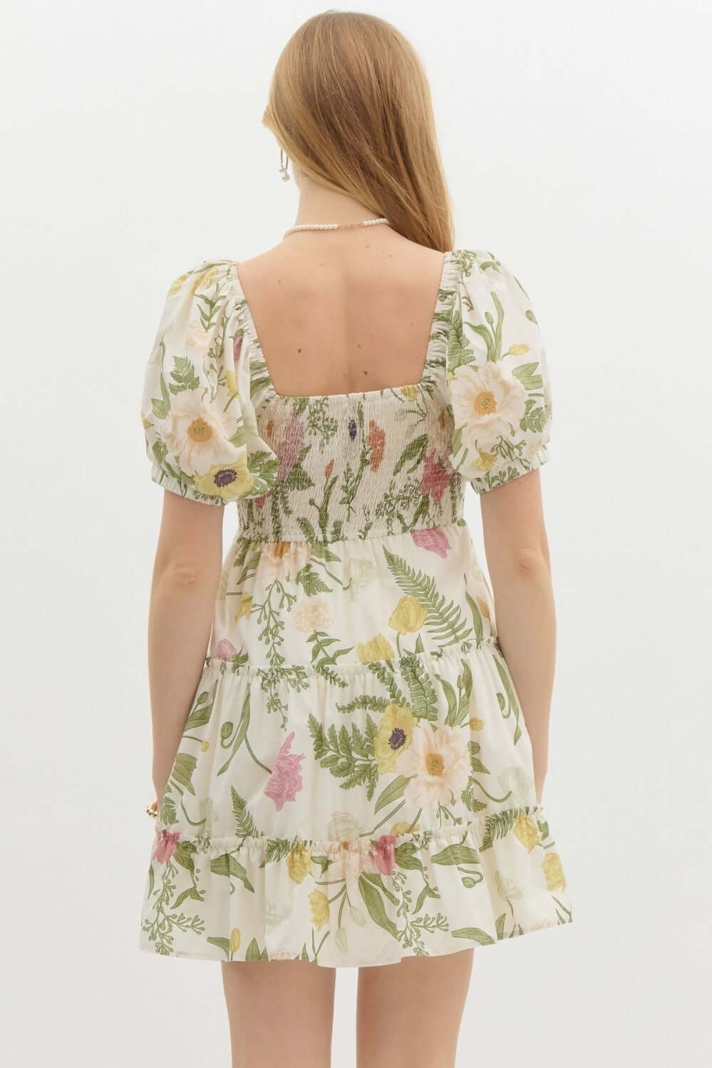 Island Bloom Mini Dress