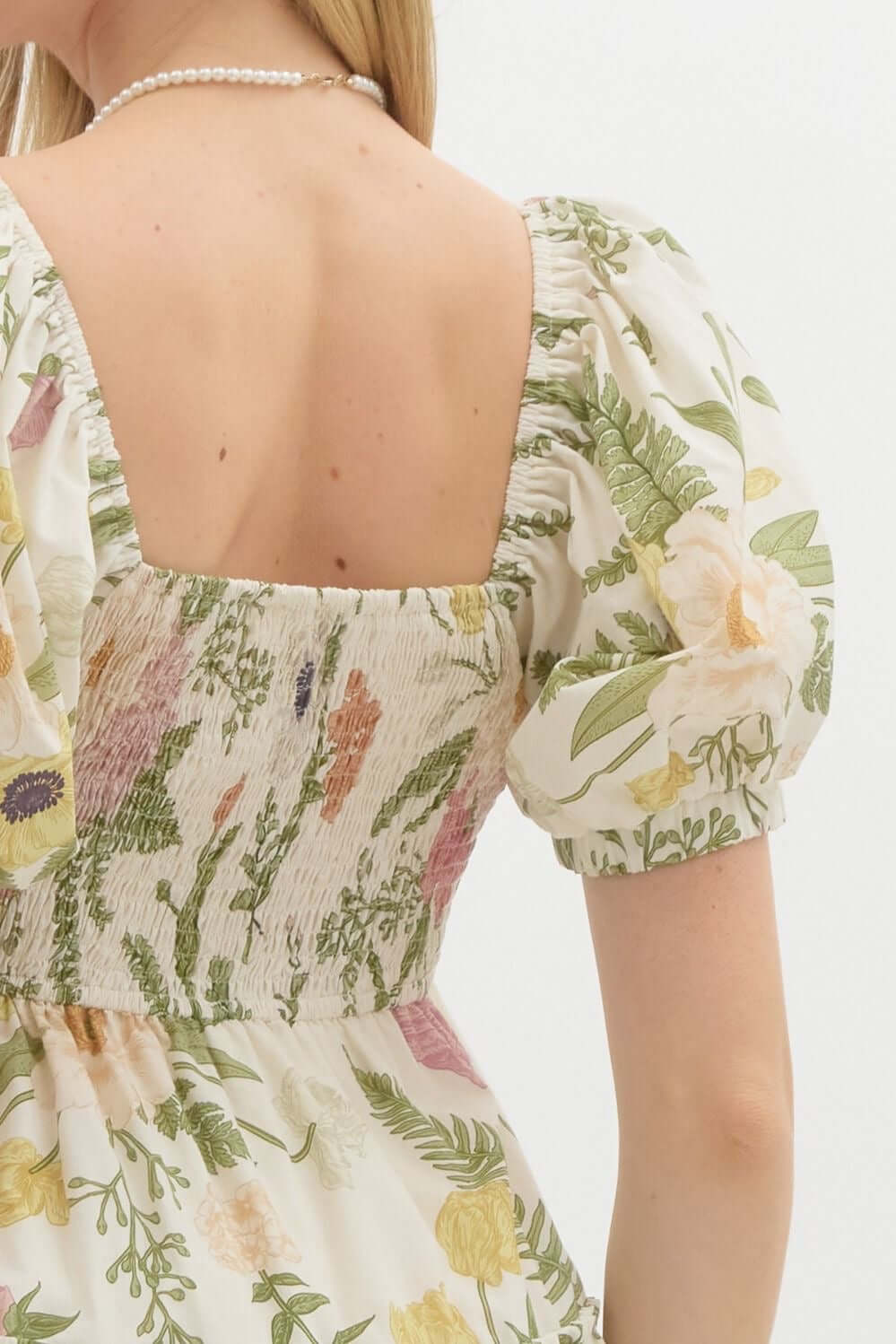 Island Bloom Mini Dress