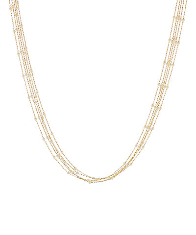 5 Row Layered Pearl Station Chocker