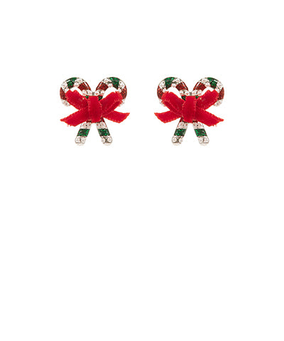 Candy Cane Shape Studs