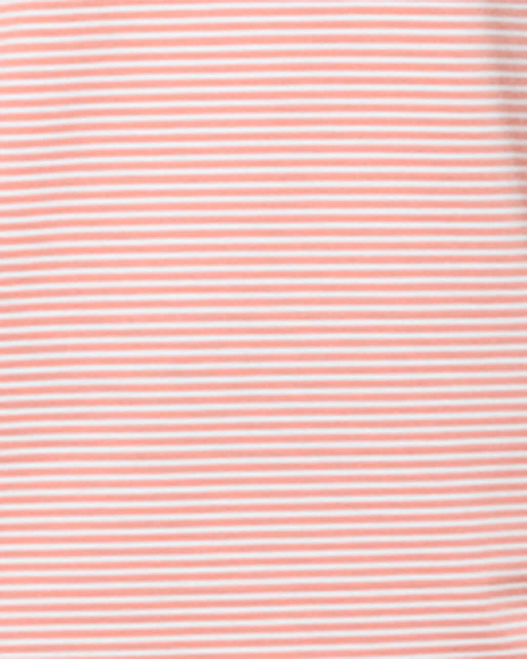 orange and white striped polo