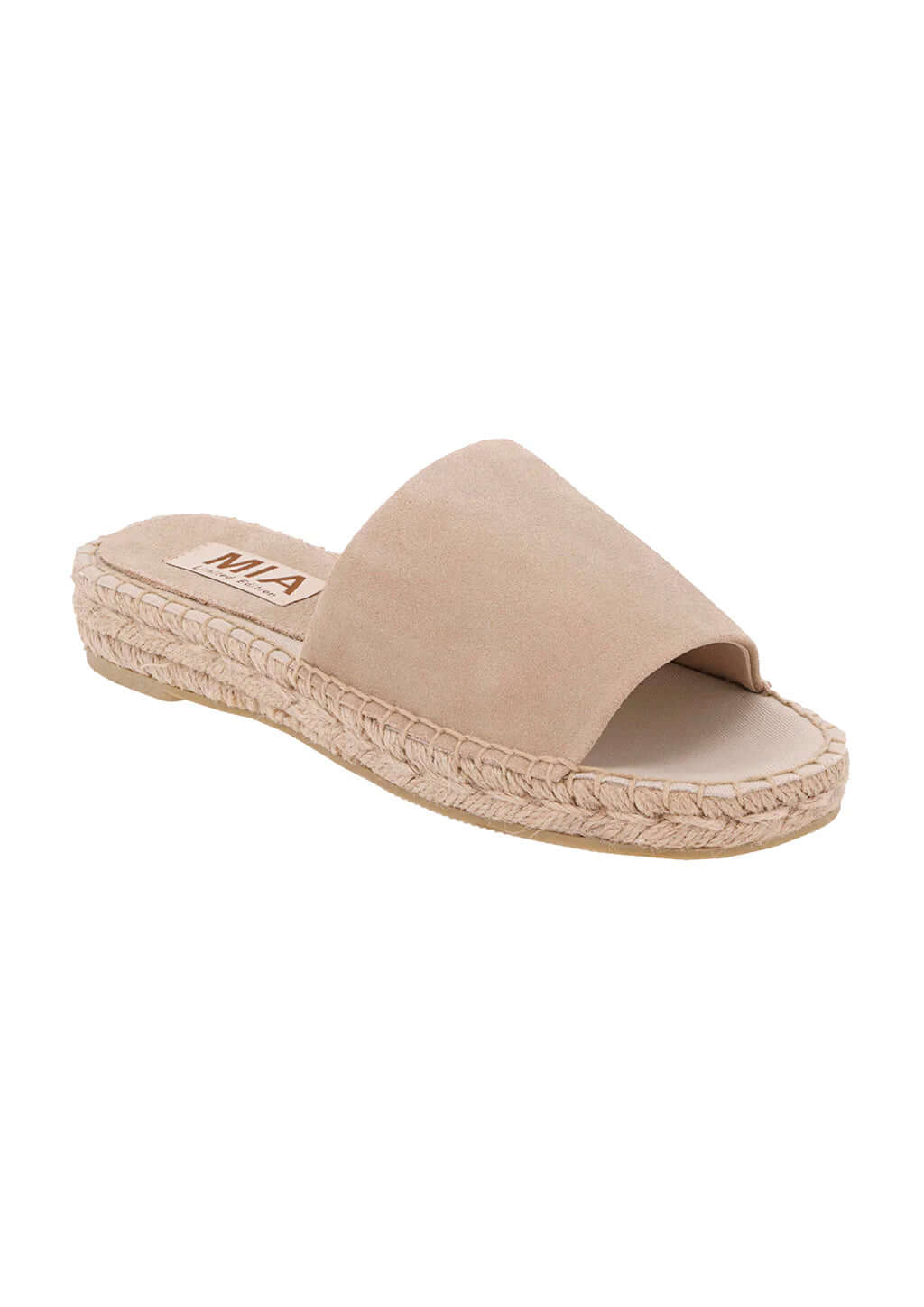 Beige suede sandal
