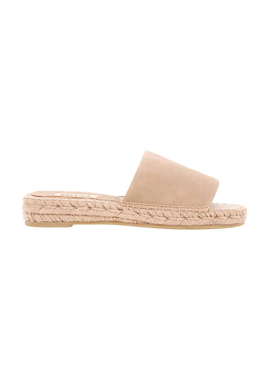 Beige suede sandal