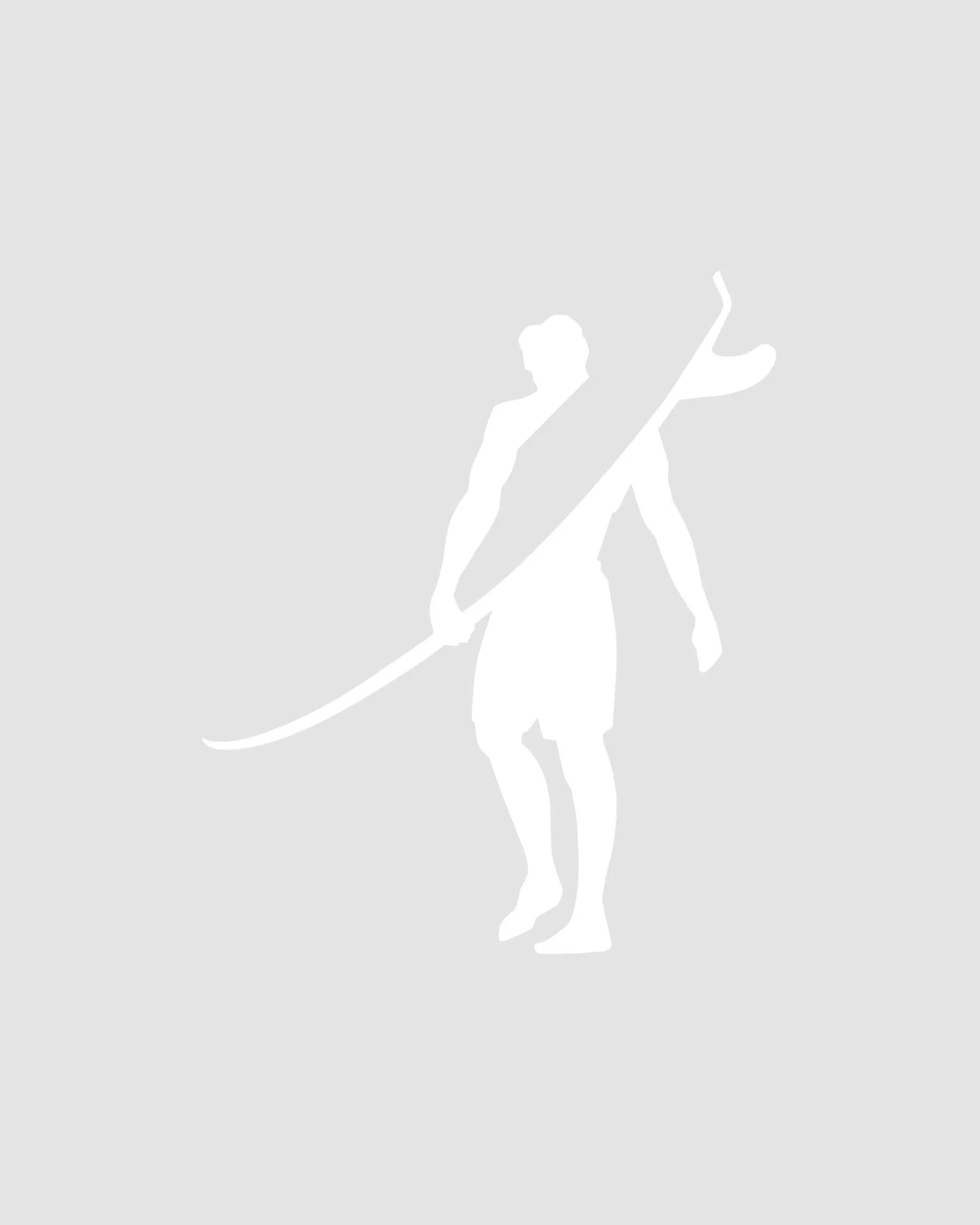Shadowman Sticker- White