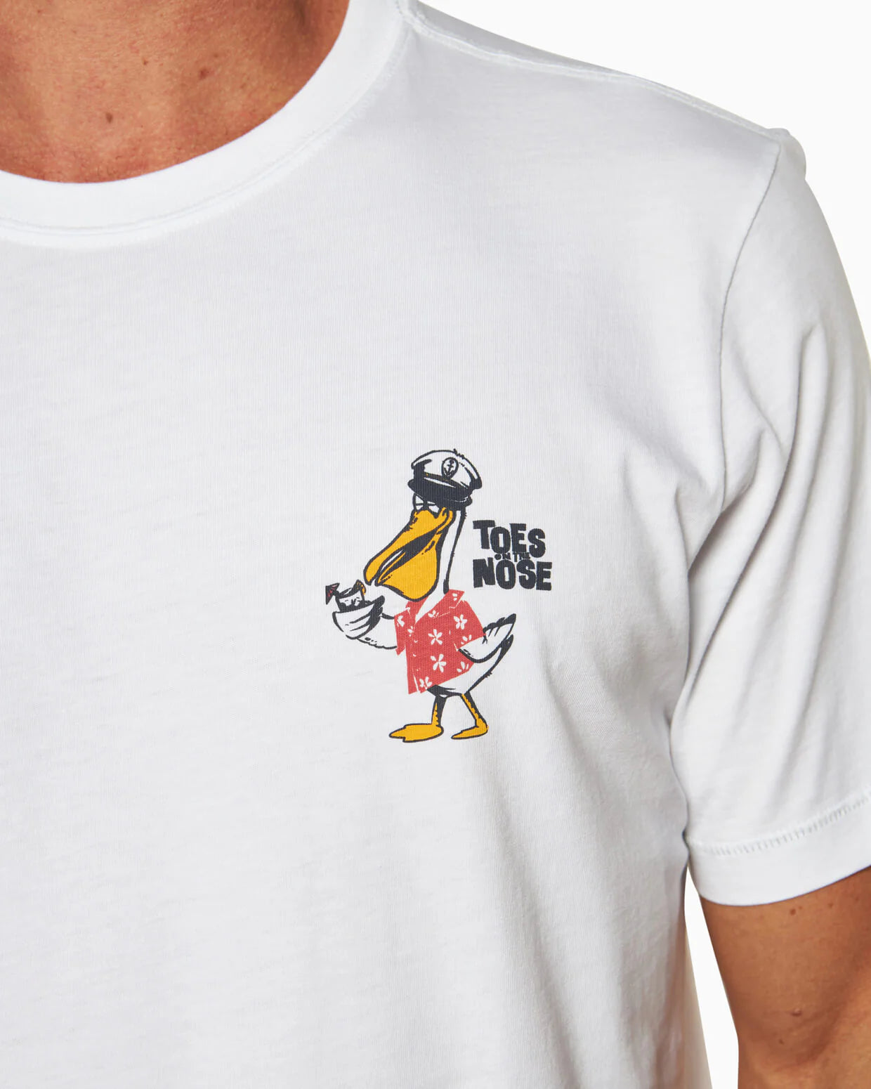 Captain Cocktail Short Sleeve Tee White