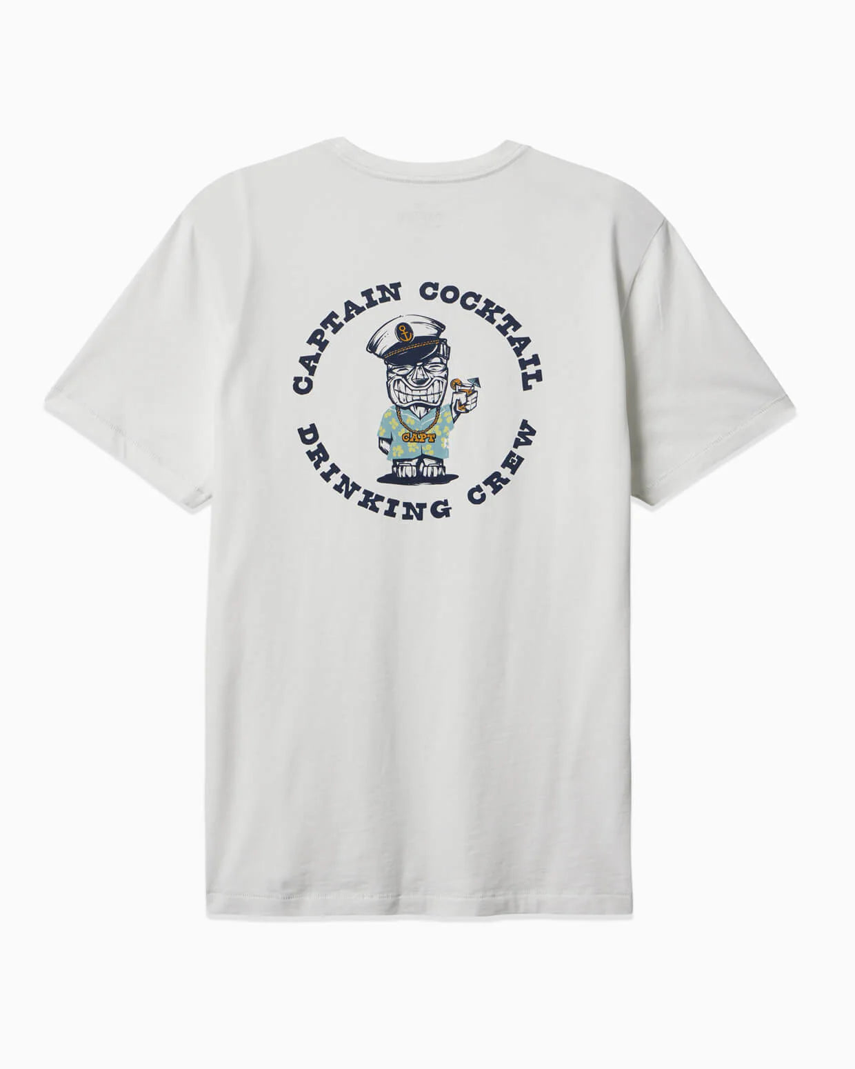 Drinking Crew Short Sleeve Shirt White