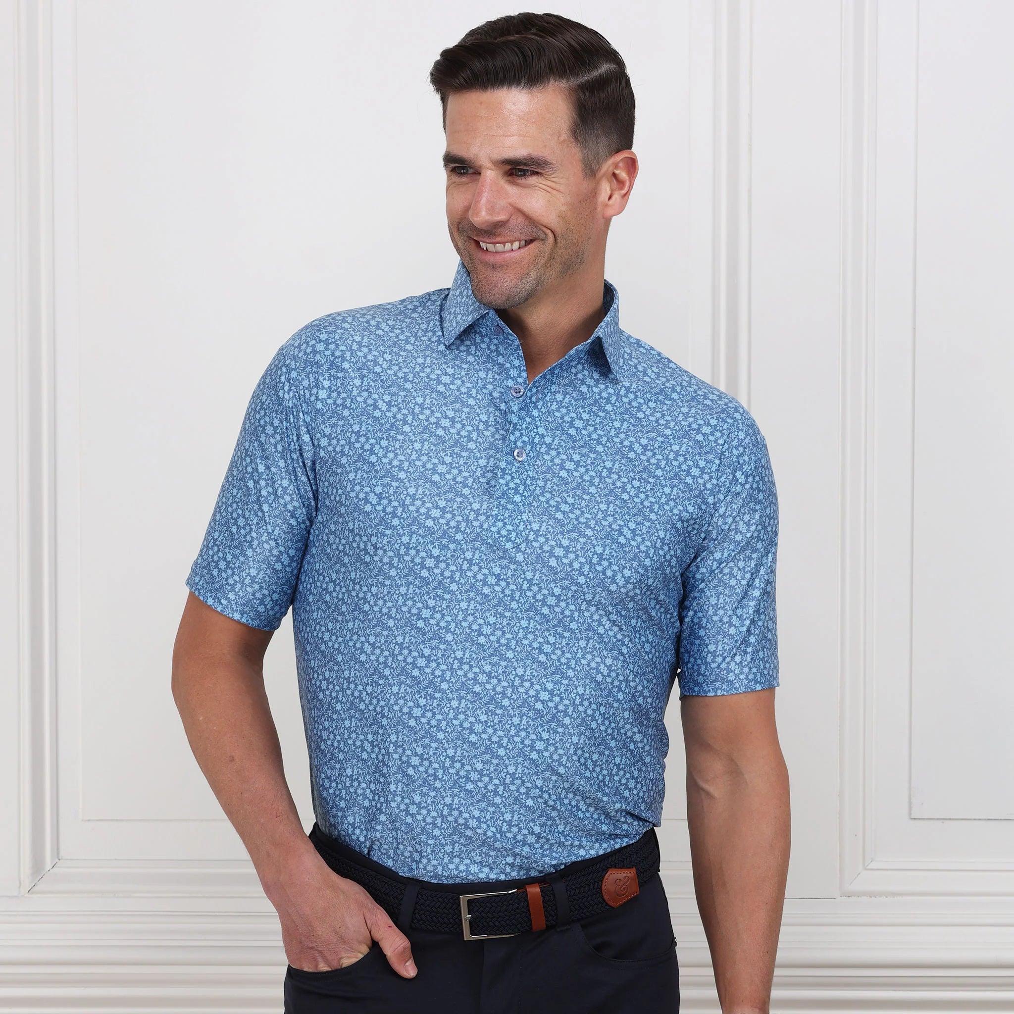 Botanic Blue Polo
