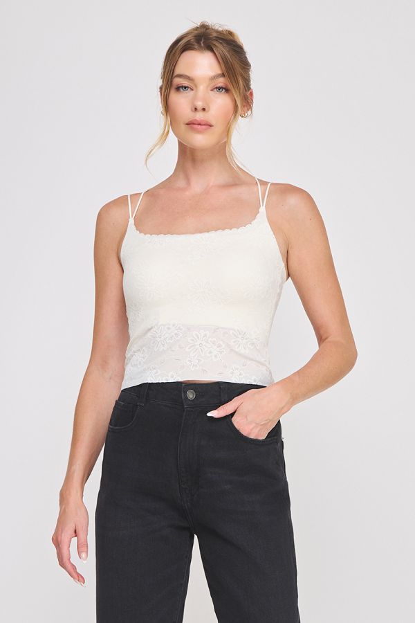 The Camilla Satin Lace Cami