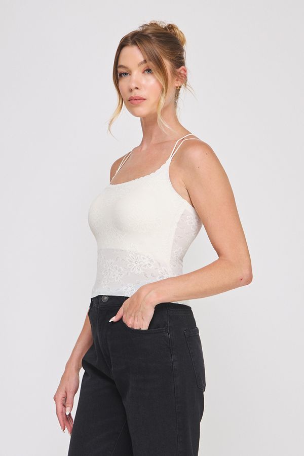 The Camilla Satin Lace Cami