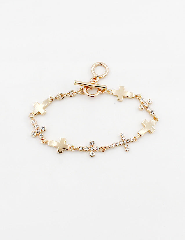 Cross Charm Bracelet