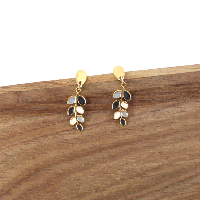 Leaf Drop Earrings