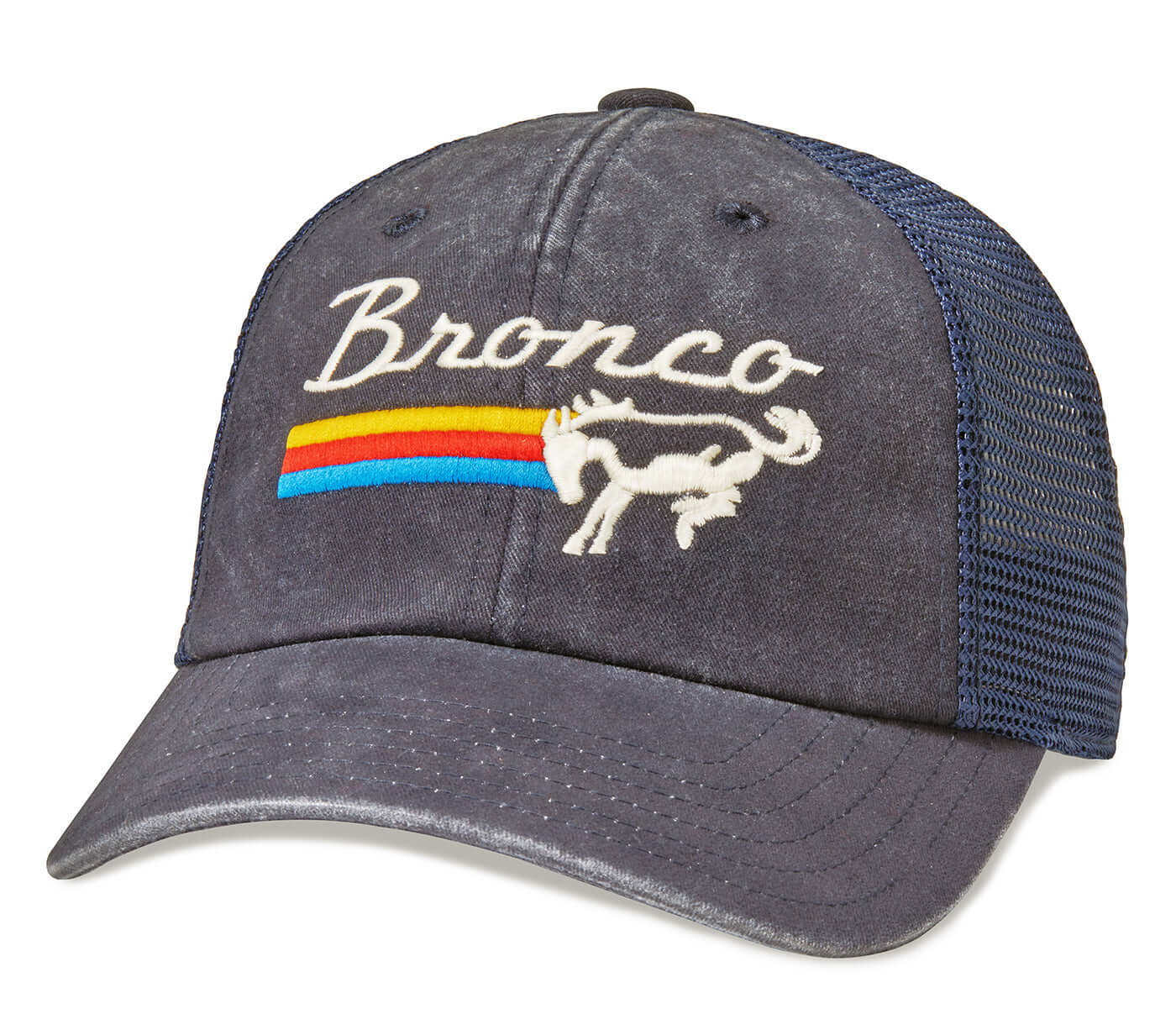 Trucker Hat with the Ford Bronco logo embroidered