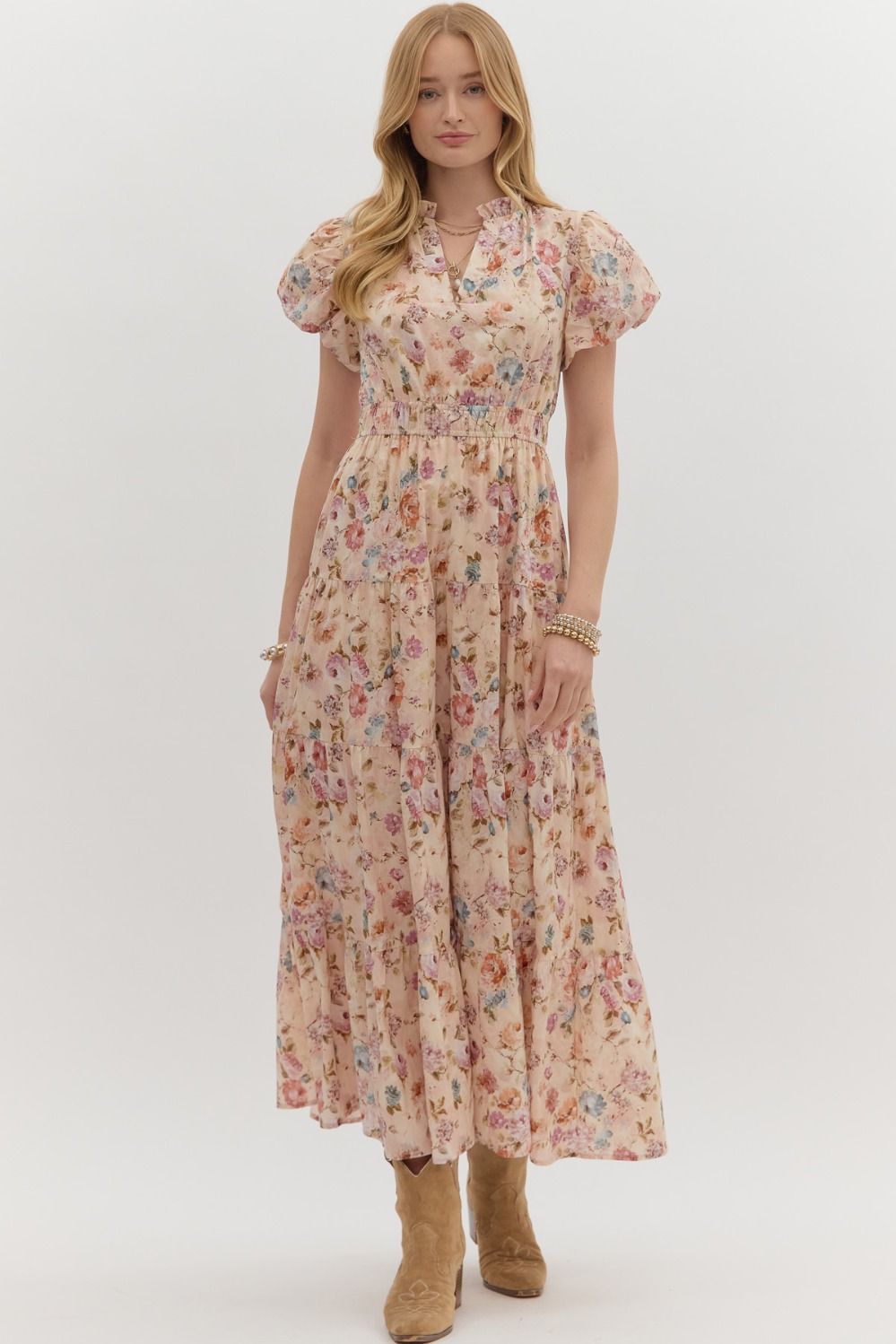 Elara Floral Dress