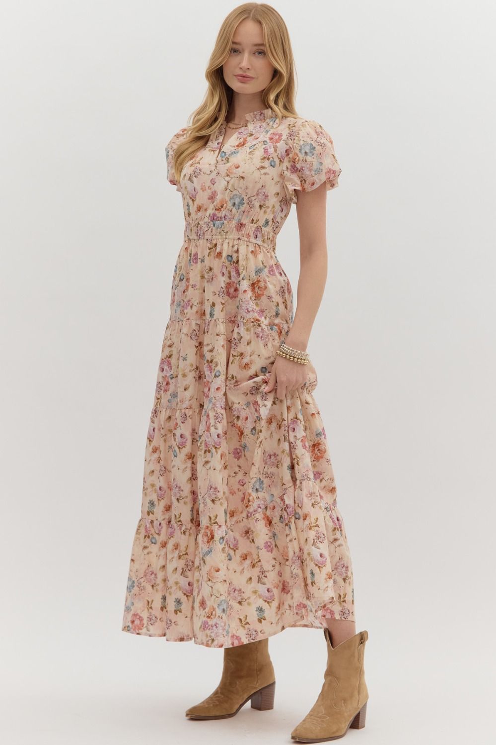 Elara Floral Dress