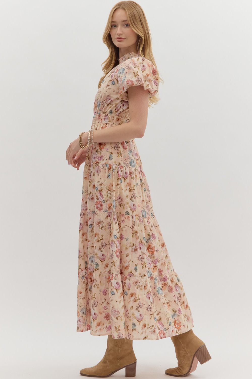 Elara Floral Dress